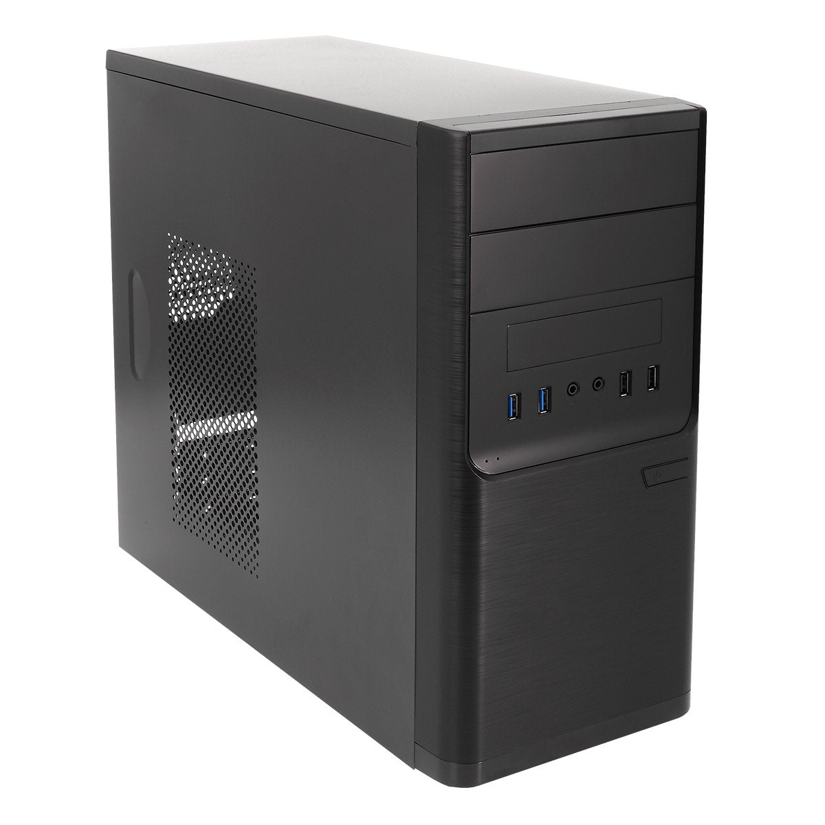 Caja Pc Unykach Micro-Atx Semitorre Dark Shadow 2usb3.0 (Fuente 500w) Negra 52082