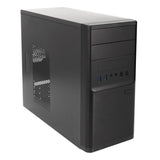 Caja Pc Unykach Micro-Atx Semitorre Dark Shadow 2usb3.0 (Fuente 500w) Negra 52082