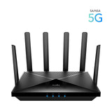 EAN 6971690792282 - Cudy P5 router inalámbrico Gigabit Ethernet Doble banda (2,4 GHz / 5 GHz) 5G Negro imagen 5