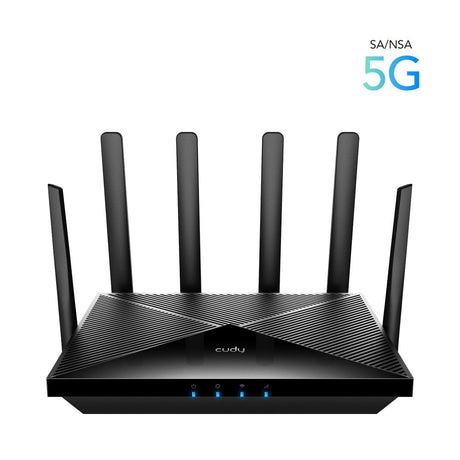EAN 6971690792282 - Cudy P5 router inalámbrico Gigabit Ethernet Doble banda (2,4 GHz / 5 GHz) 5G Negro imagen 5