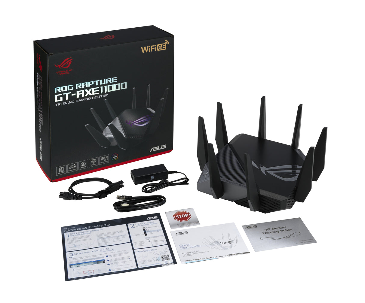 EAN 4711081137207 - ASUS GT-AXE11000 router inalámbrico Gigabit Ethernet Tribanda (2.4 GHz / 5 GHz / 6 GHz) Negro imagen 5