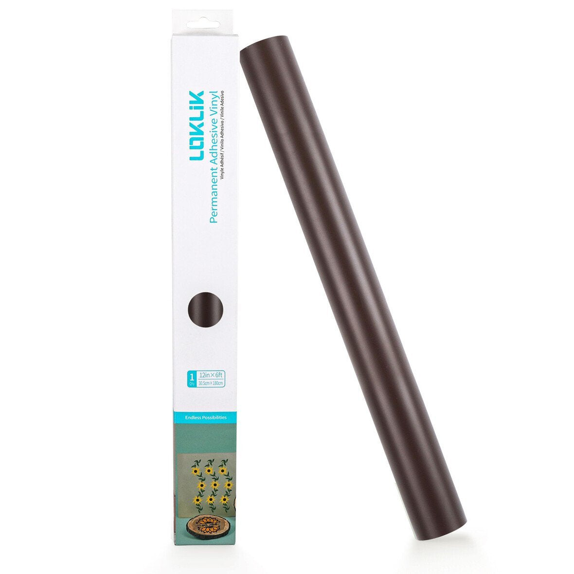 Loklik Permanent Adhesive Vinyl Matte - Dark Coffee