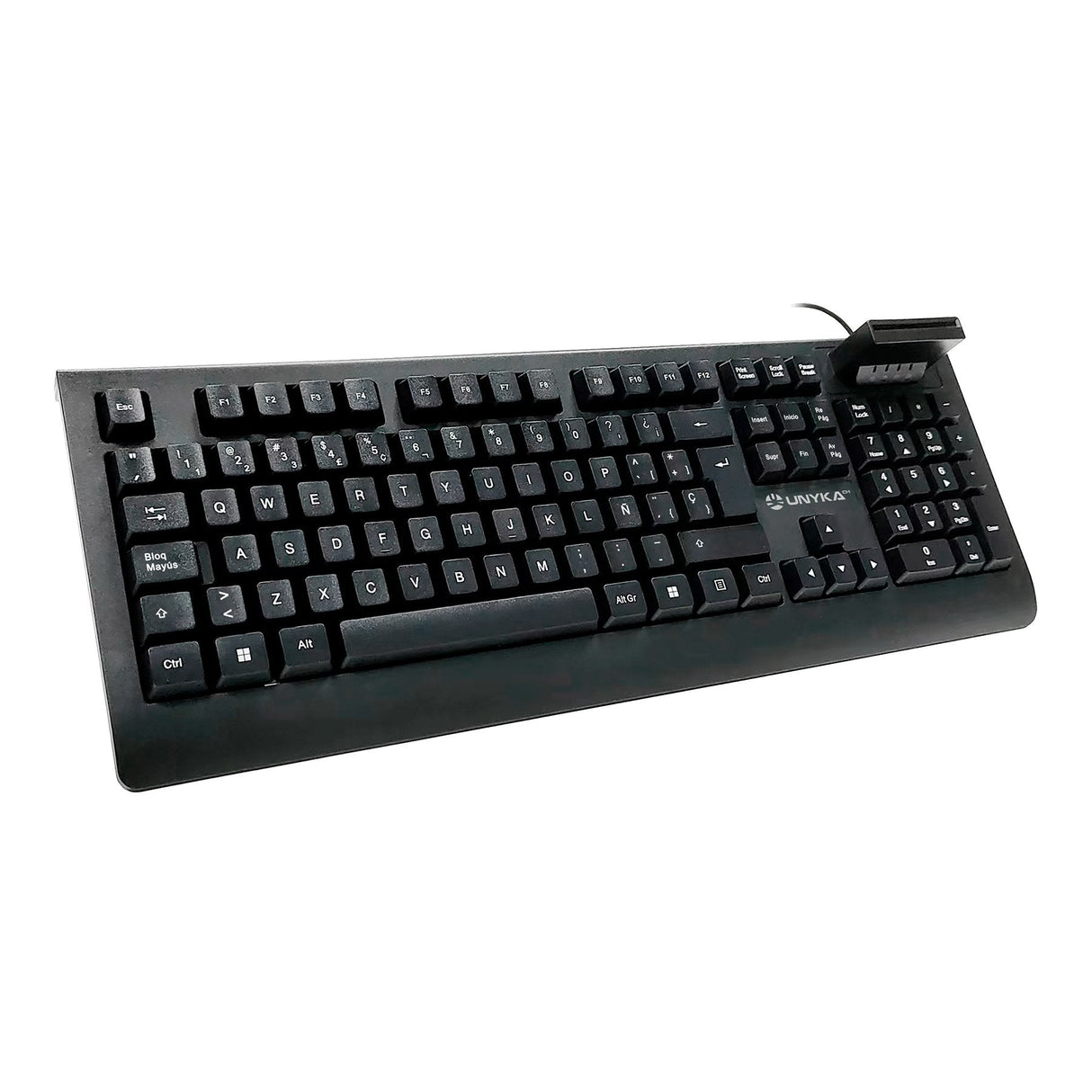 Teclado Español Unykach Kb918 Usb Con Lector Inteligente De Tipo Pc/Sc 2.0 Como Dnie O Tarjeta Sanitaria