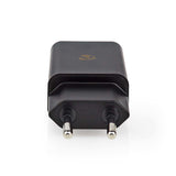 Nedis Cargador 1x 2.4 A Usb-A  Lightning De 8 Pines (Suelto) Cable 1.0m/12w Negro
