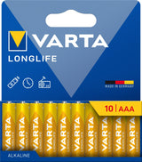 Varta Batterie Longlife Aaa Neu 10m.