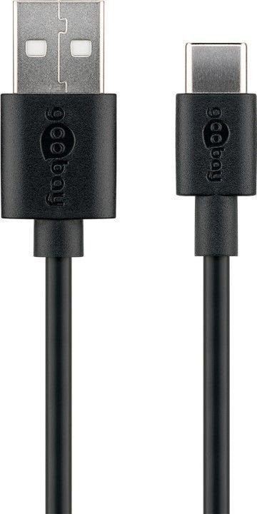 Goobay Cable De Carga Y Sincronizacion (Usb-A > Usb-C) 59124 3 M Negro