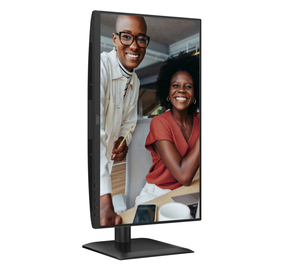 Monitor Aoc E4 24e4cv 23.8" 1920 X 1080 Pixeles Full Hd Led Negro