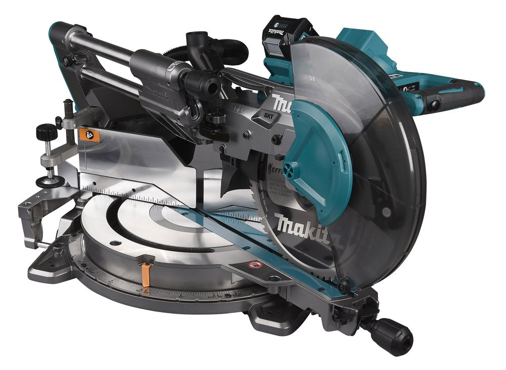 Tronzadora E Ingletadora Inalámbrica Makita Ls003gz01, 40 Voltios + Adaptador De Radio Azul, Bluetooth, Sin Batería Ni Cargador Ls003gz01