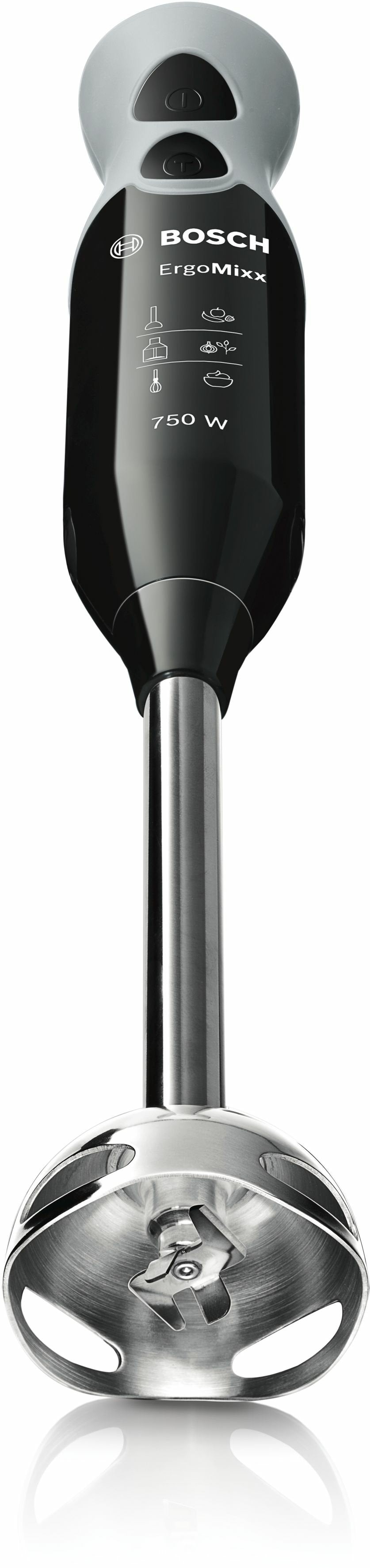 EAN 4242002732305 - Bosch MSM67170 licuadora Batidora de inmersión 750 W Negro, Plata imagen 3