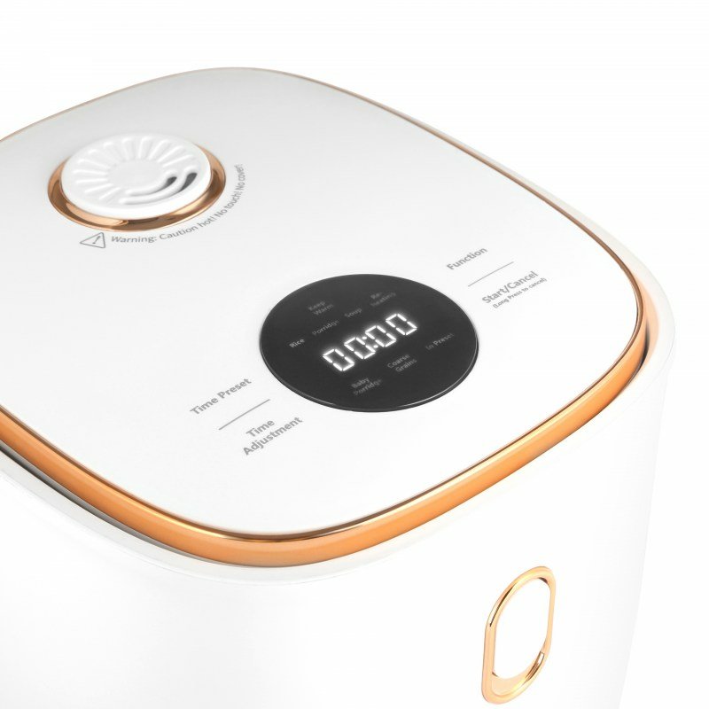 Lauben Lbrcmmrc120wa Arrocera 1,2 L 300 W Oro Rosa, Blanco
