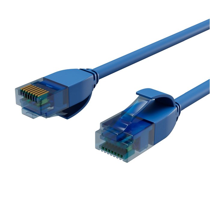 Shiverpeaks Cable De Red Cable De Red Cat.6 U/Utp Slim Azul 0,3m