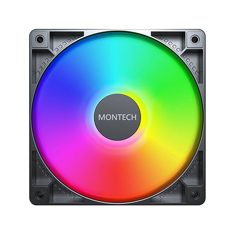 EAN 4710562743135 - Montech GF120 PWM Carcasa del ordenador Módulo de ventilador 12 cm Negro 3 pieza(s) imagen 3