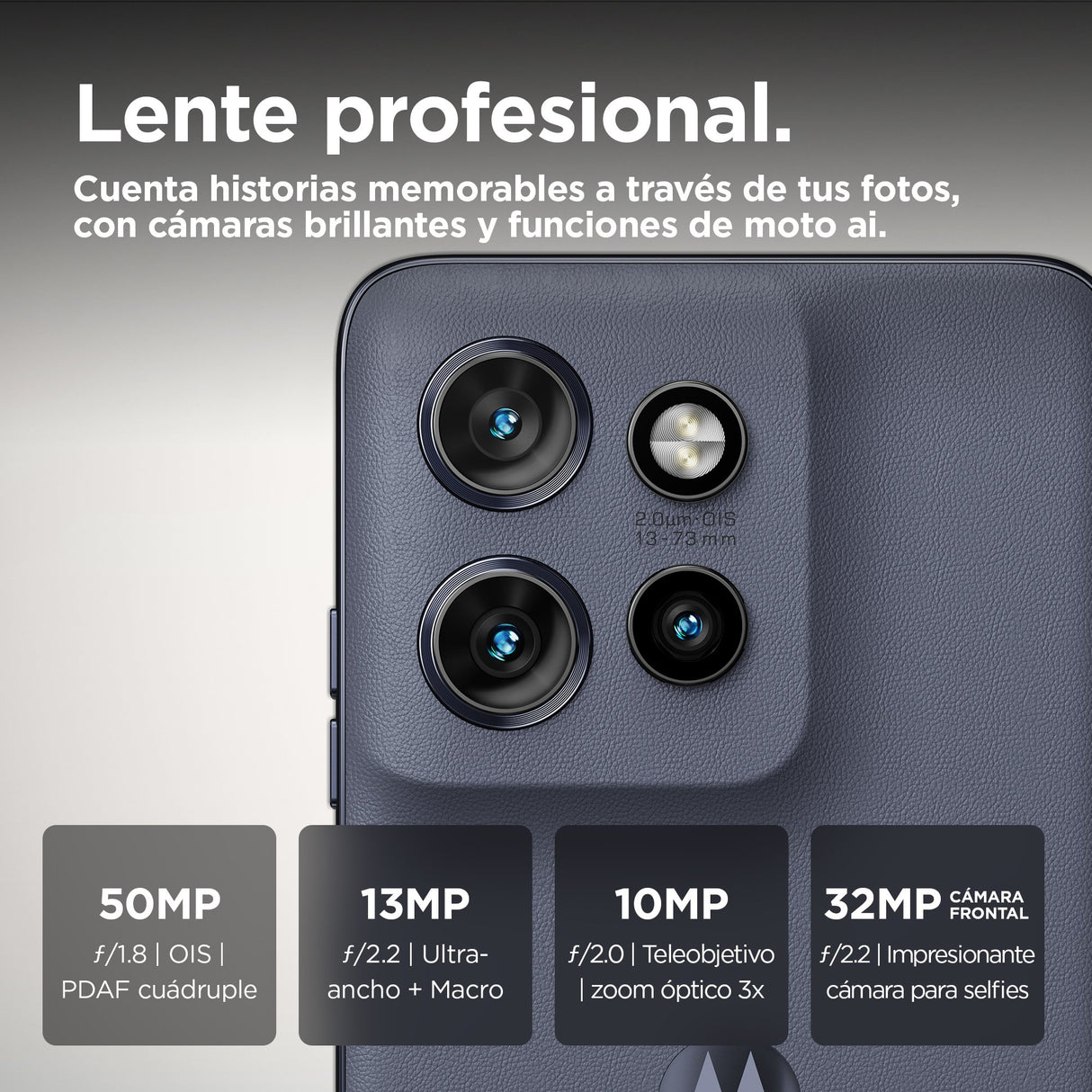 EAN 840023268137 - Motorola edge 50 Neo 16,1 cm (6.36") SIM doble Android 14 5G USB Tipo C 12 GB 512 GB 4310 mAh Gris imagen 5
