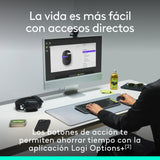 Logitech Pop Mouse, Ratón Inalámbrico Bluetooth Lila