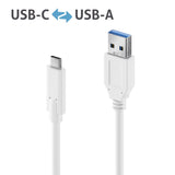Cable Purelink Usb-C A Usb-A - 3.1 Gen 2, 3a, 10g - Iseries - Blanco - 1,00 M