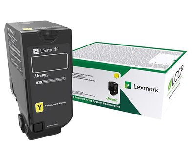 Lexmark Cs/Cx 827 Cartucho De Tóner Amarillo Retornable