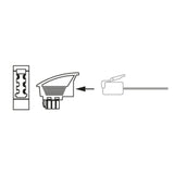 Adaptador De Enchufe Schwaiger Conector Tae-F Toma Rj45