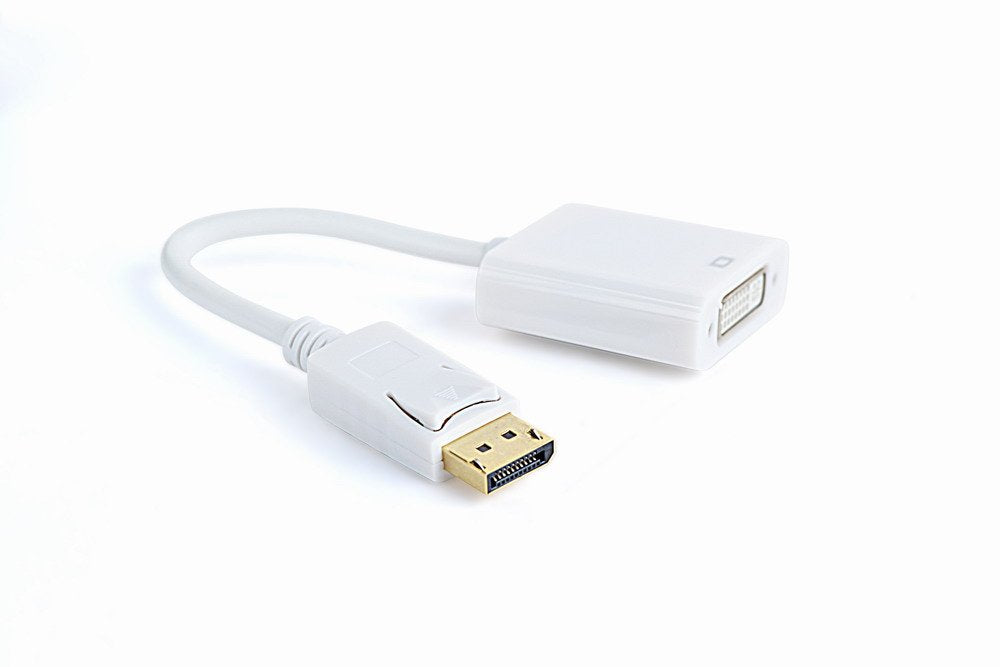 Gembird Adaptador Displayport A Dvi M/H Blanco  A-Dpm-Dvif-002-W