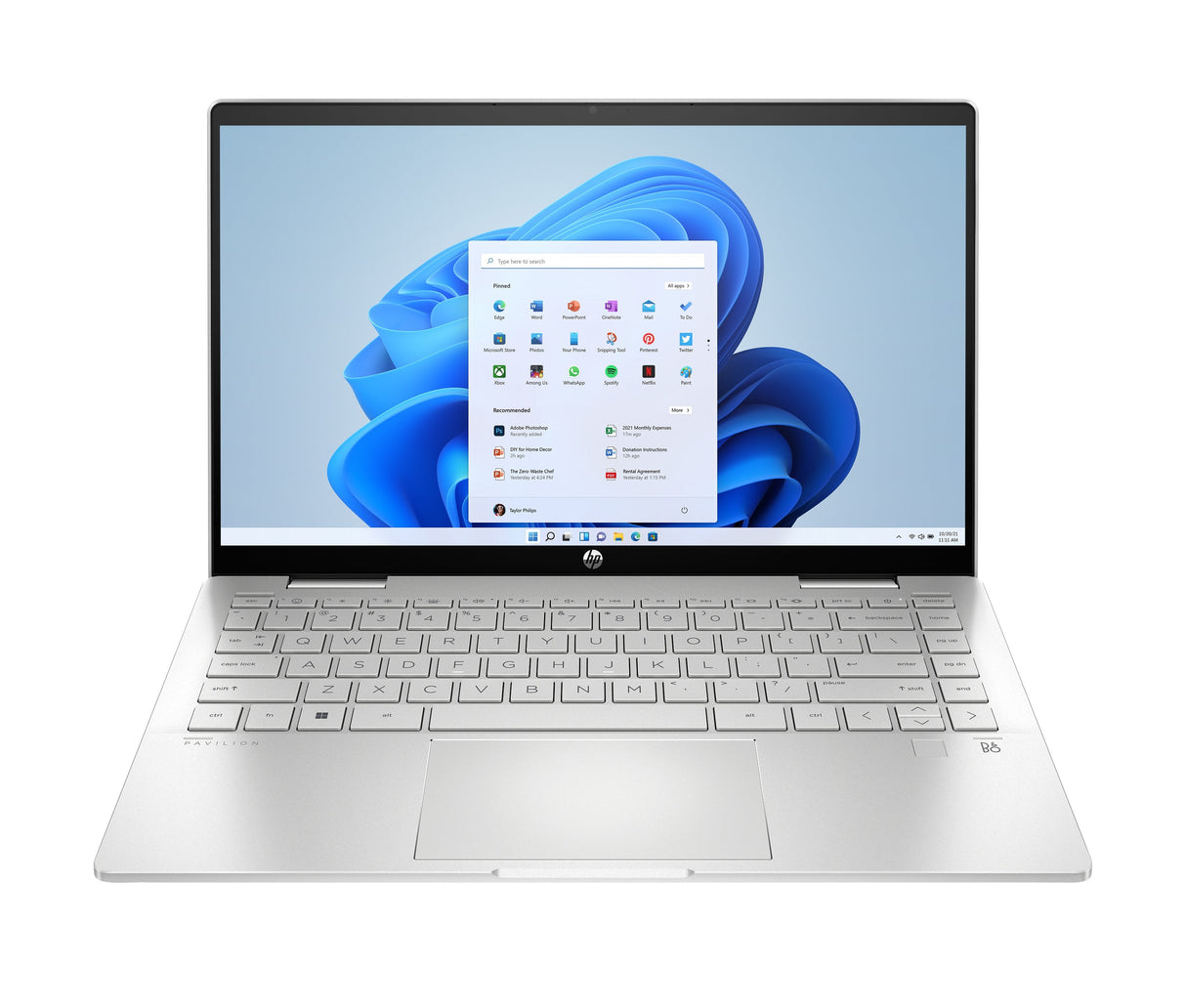Hp Pavilion X360 2-In-1 Laptop 14-Ek1035ns (2-En-1) 14" Táctil I7 16gb 512gb Ssd Windows 11 Home Plata