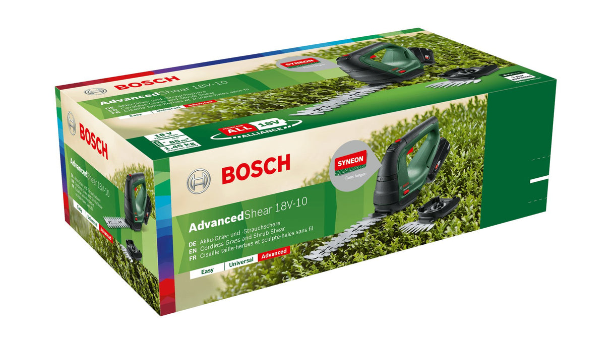 EAN 4059952558400 - Bosch AdvancedShear 18V-10 tijera de césped inalámbrica 10 cm Ión de litio Negro, Verde imagen 11