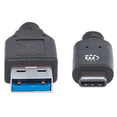 EAN 0766623353373 - Manhattan 353373 cable USB USB 3.2 Gen 2 (3.1 Gen 2) 1 m USB A USB C Negro imagen 3