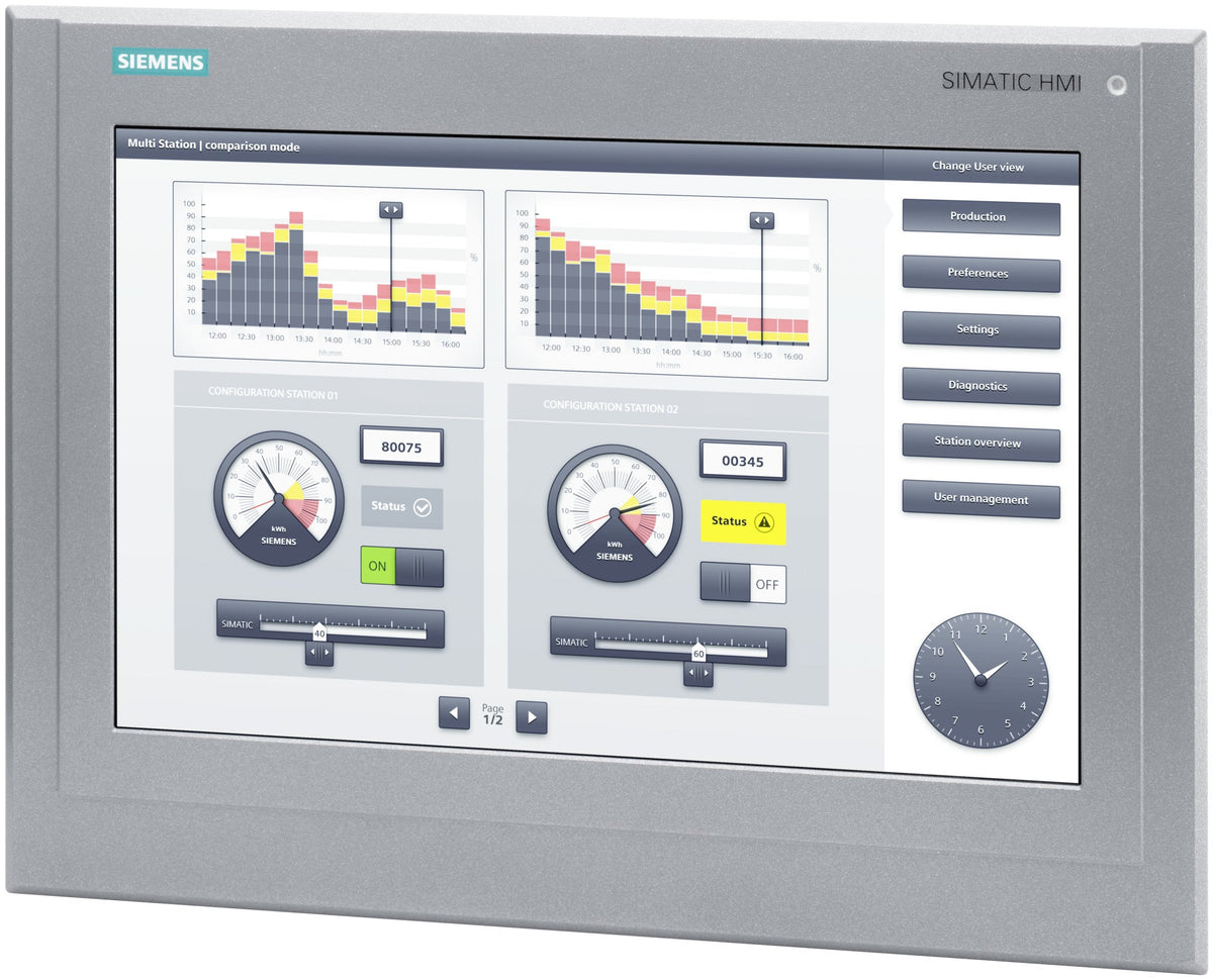 Siemens Hmi Tp1500 Comfort Panel Touchbed 6av2124-0qc13-0ax0 - 38,1 Cm - 15"