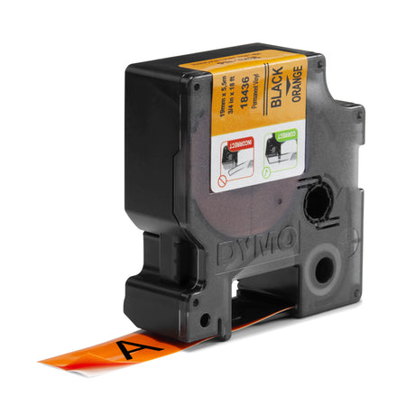 EAN 0071701184368 - DYMO 19mm RHINO Coloured vinyl cinta para impresora de etiquetas D1 imagen 2