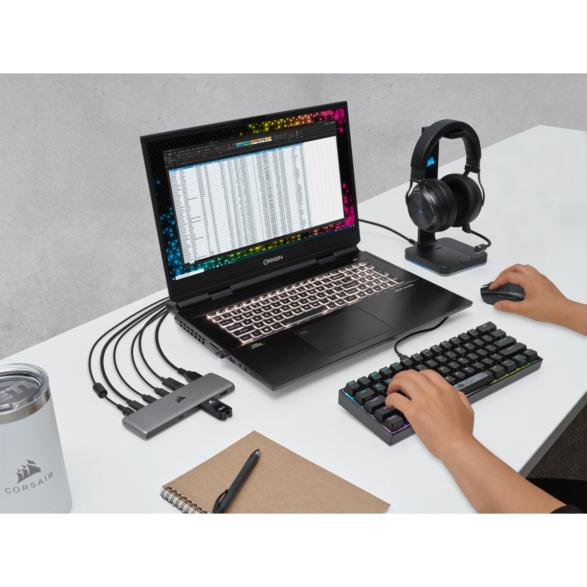 Nb Acc Corsair Docking Usb100-C   7-Port