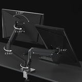 EAN 8716309135443 - Gembird MA-DA2-06 soporte para monitor 81,3 cm (32") Escritorio Negro imagen 13