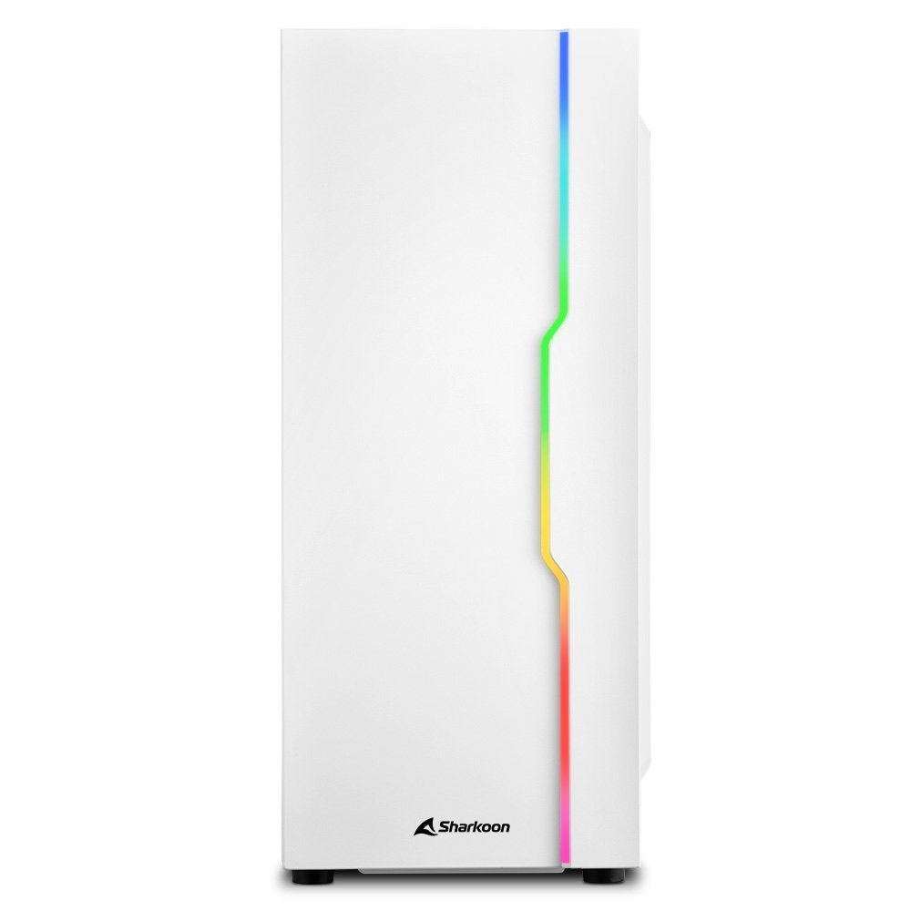 Caja Pc Sharkoon Slider Rgb Blanca