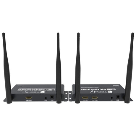 EAN 8059018365610 - Techly IDATA HDMI-WL212 extensor audio/video Transmisor y receptor de señales AV Negro imagen 4
