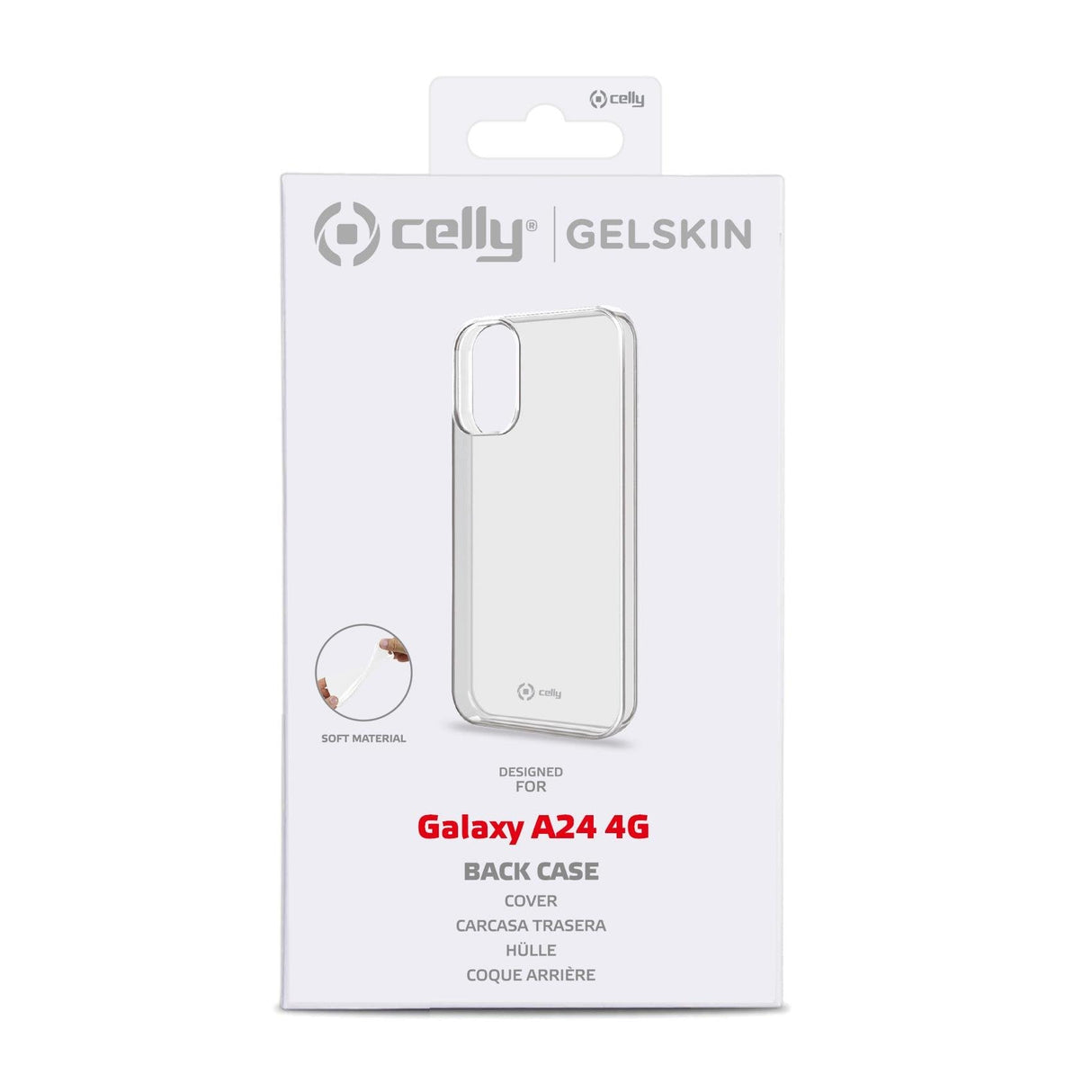 Celly Gelskin1038 Funda Para Galaxy A24 4g  (6.5") Transparente