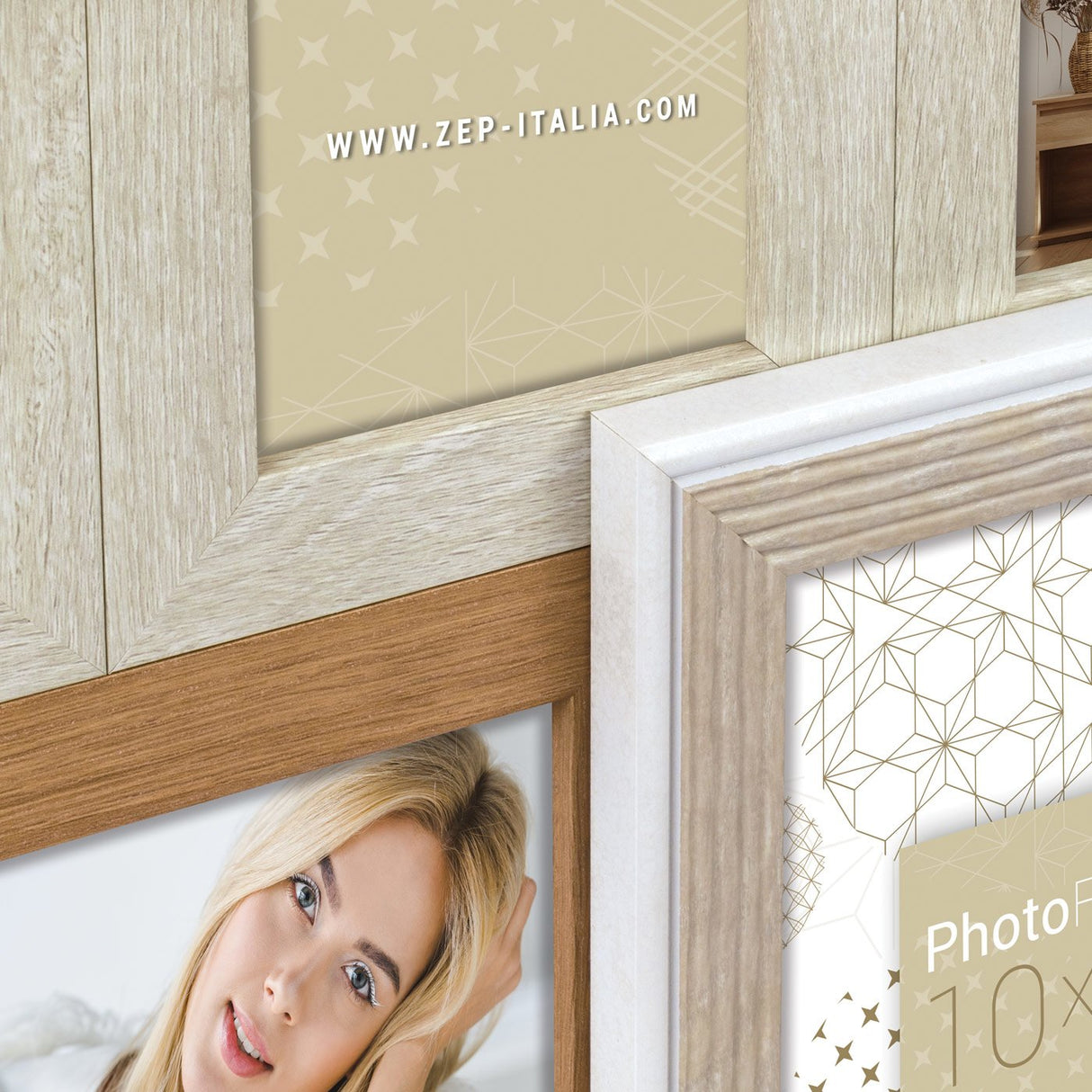 EAN 8020912073444 - ZEP Livigno Marco digital Marrón, Blanco, Madera imagen 2