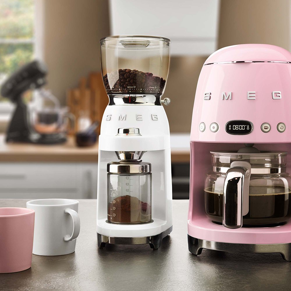 Smeg Cgf11wheu Kaffeemühle 50`S Style Blanco