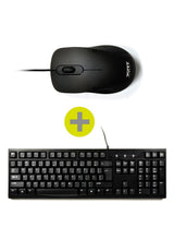 Port Designs Pack Keyboard + Mouse Budget - Wired - Fr