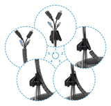 Aisens Organizador De Cable En Espiral 25mm, Negro, 6.0m