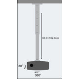 EAN 8057685301566 - Techly ICA-PM 102XL montaje para projector Techo Plata imagen 3