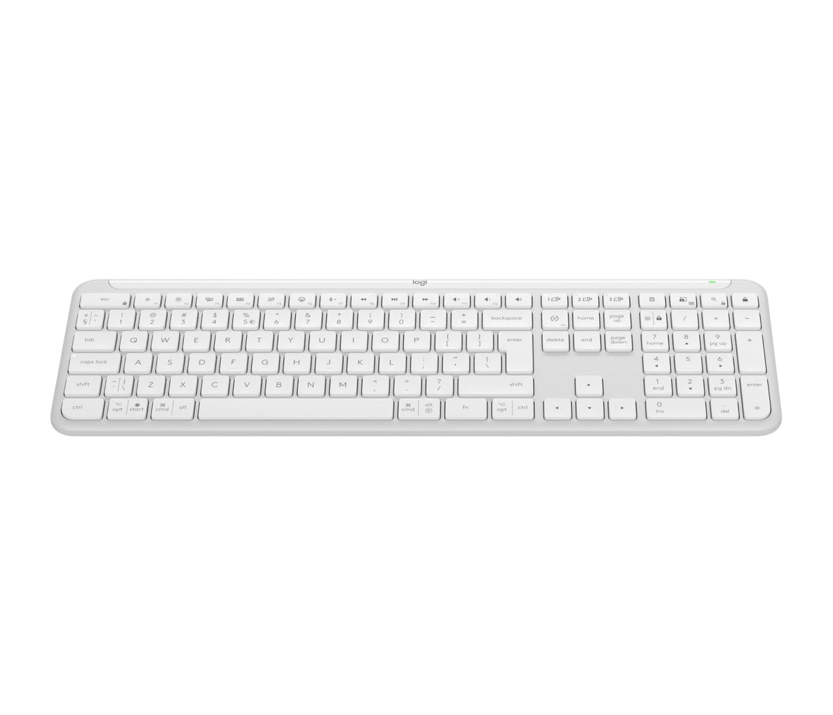 EAN 5099206118805 - Logitech 920-012466 teclado Oficina RF Wireless + Bluetooth QWERTY Internacional de EE.UU. Blanco imagen 5
