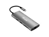 Equip Dock Usb-C->Hdmi, Gigabit Lan, Usb3.0, 100wpd, Sd Tf 0,25m