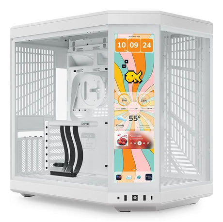 EAN 1220000351011 - HYTE Y70 Touch Infinite Snow White weiss Midi Tower Negro imagen 1