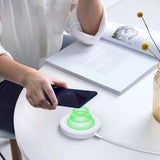 Cargador  Akashi Altchwirl10wh Blanco Inalámbrico Usb-A 10w