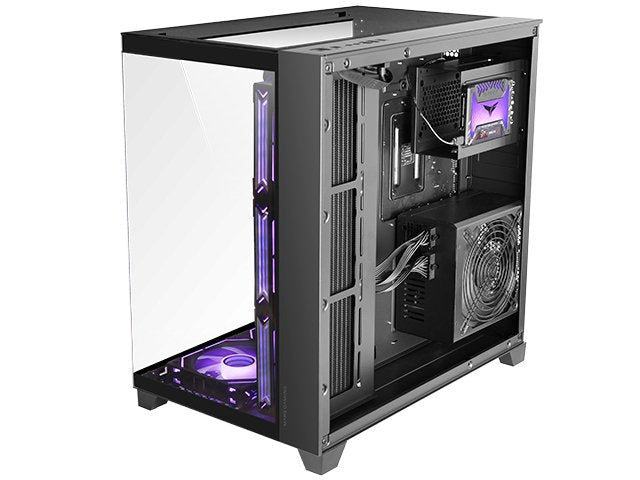 Caja Semitorre Atx Mc-3c Negro Mars Gaming Bahías Int:2x3'5,2x2'5/ 1xusb3.0/2xusb2.0/ Audio In/Out/ Sistema De Gestión De Cableado Interno