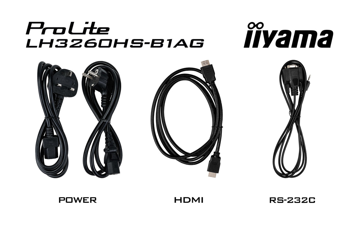 Monitor Iiyama 80.0cm 31,5" Lh3260hs-B1ag 16:9 3xhdmi+2xusb Spk B Retail