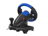 EAN 5901969425376 - GENESIS Seaborg 350 Negro, Azul USB Volante + Pedales Nintendo Switch, PC, PlayStation 4, Playstation 3,  imagen 6