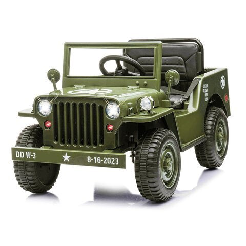 Jamara Ride-On Jeep Willys Base Army Verde 3+