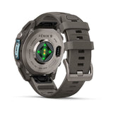 Garmin Fenix 9 Titanio Con Correa De Silicona En Gris Smartwatch 47mm