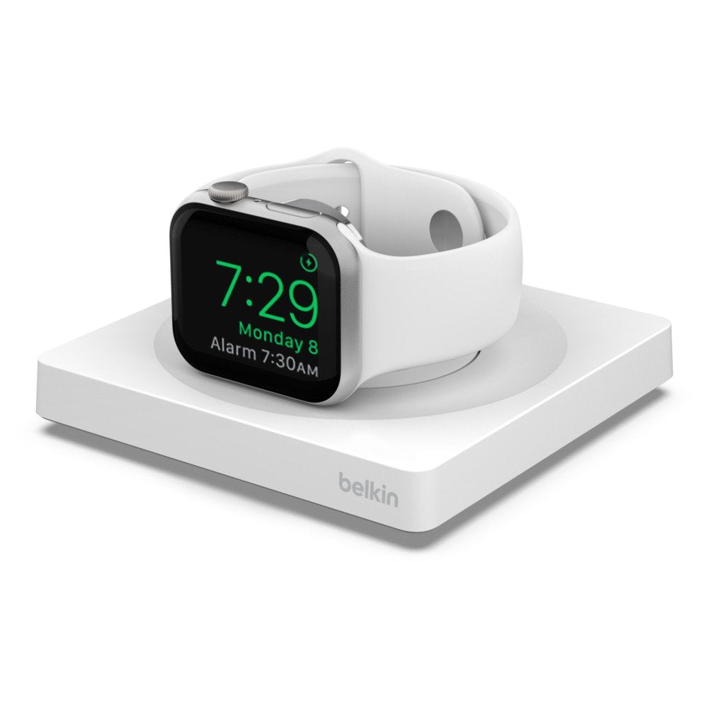 Base De Carga Inalambrica Belkin Wiz015btwh Para Apple Watch Blanco