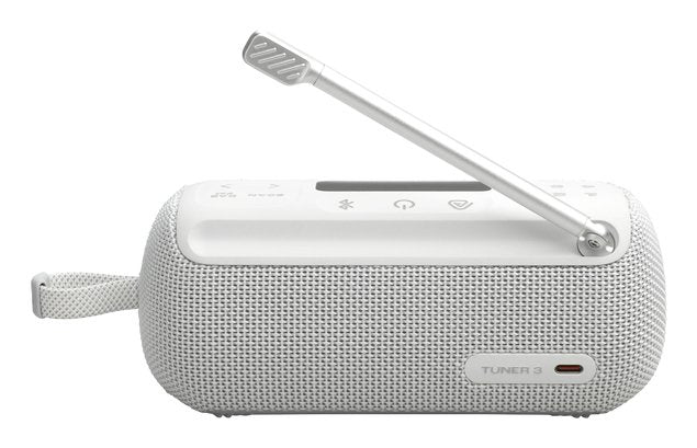 Jbl Tuner 3 Tragbares Dab+/Ukw Bt Radio, Ip68, Blanco