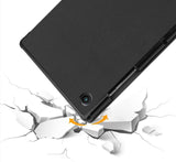 Houston Folio Case For - Samsung Galaxy Tab A8 10.5. - Black Pu Leather Front With Hard Pc Backside - Warranty: 24m