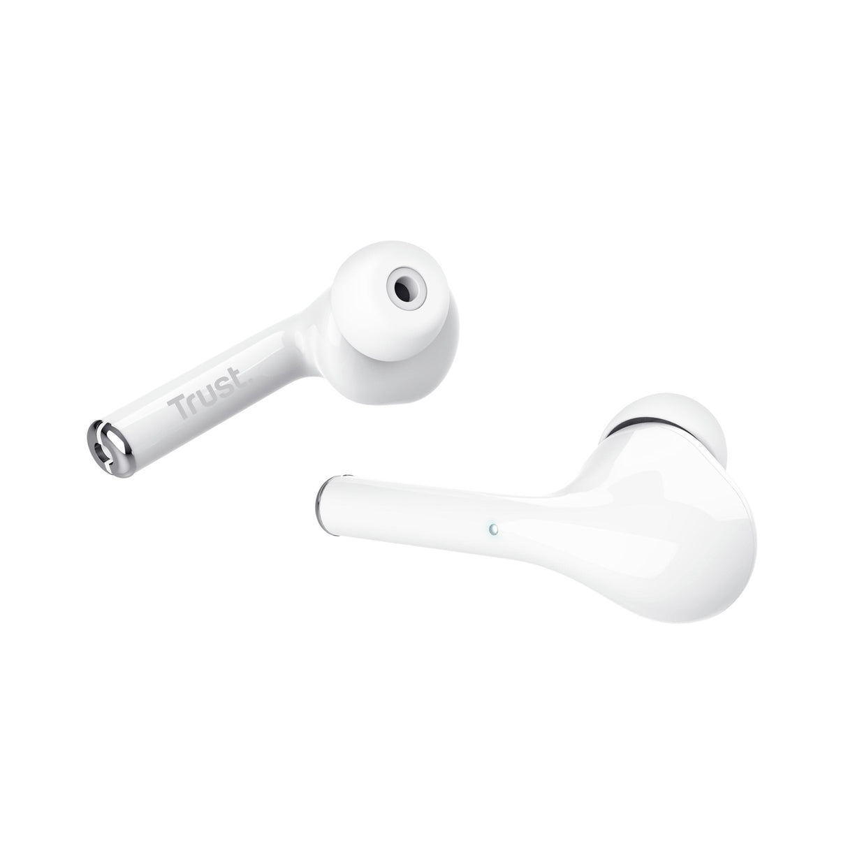 Auriculares Bluetooth Trust Nika Touch Con Estuche De Carga Autonomía 6h Blancos